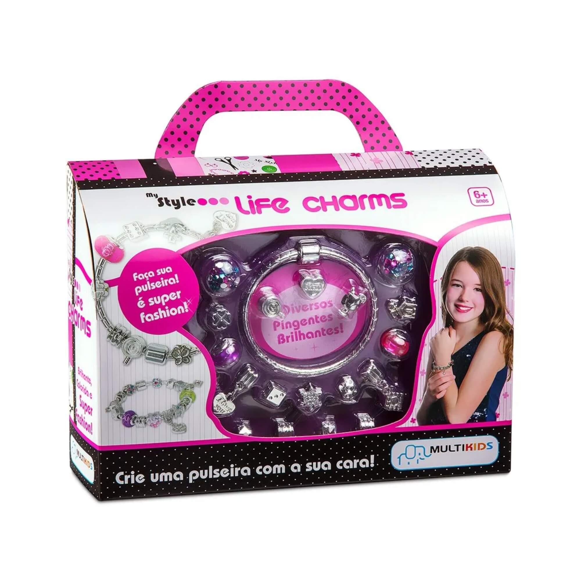 Brinquedo Infantil Pulseira My Style Preciosas Life Charms Multikids - BR468