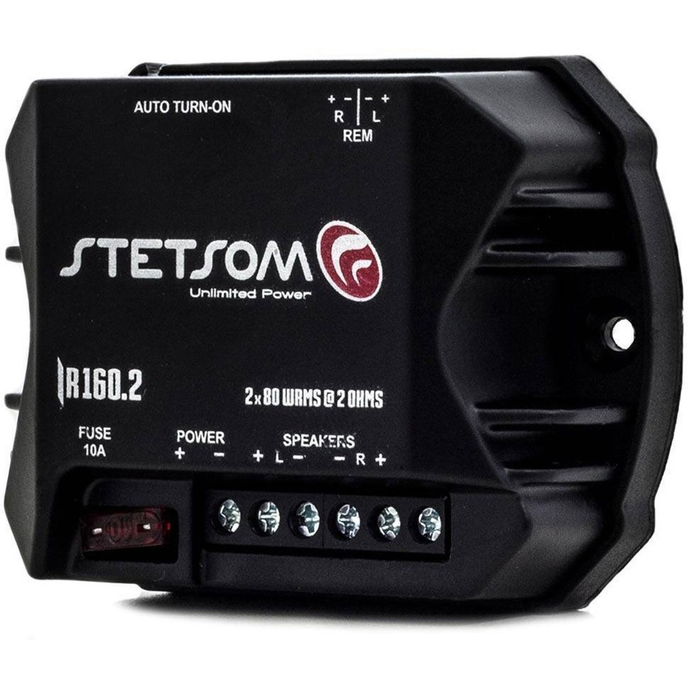 Modulo de Potência Stetsom Iron Line IR 160.2 2 canais 2 ohms Via Fio