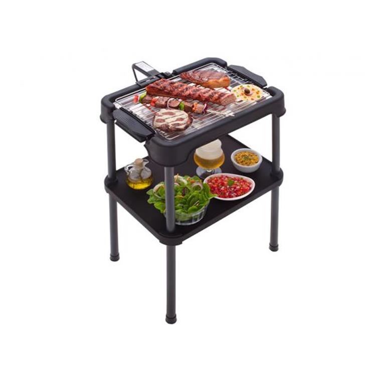 Churrasqueira Eletrica Anurb Gold Grill Light Plus 220V 1400W Com Bandeja Coletora Preto