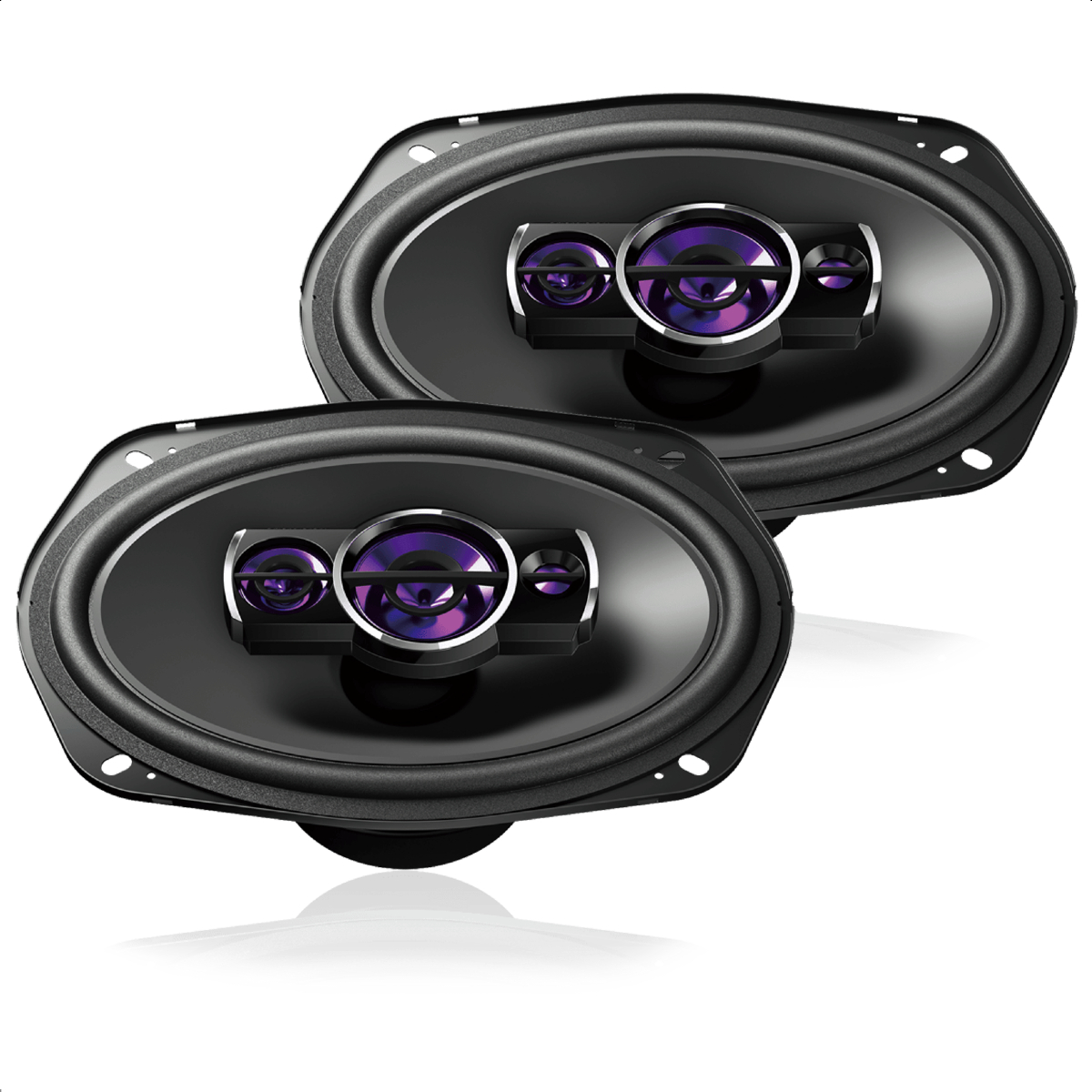 Par de Alto falantes Pioneer TS-6960BR 6x9Pol 200WRMS + Triaxial TS-1760BR 6Pol 100WRMS + Módulo Stetsom IR160.2