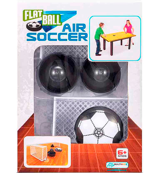 Brinquedo Jogo Flat Ball Air Soccer Futebol de Mesa Multikids - BR373