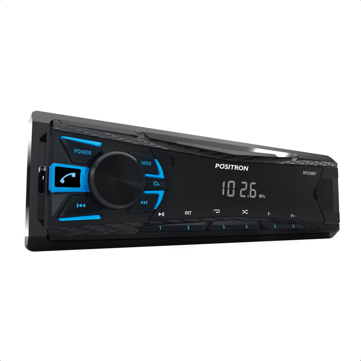 Rádio de Carro Som Automotivo SP2230BT Positron Com Bluetooth USB Frontal MP3 FM
