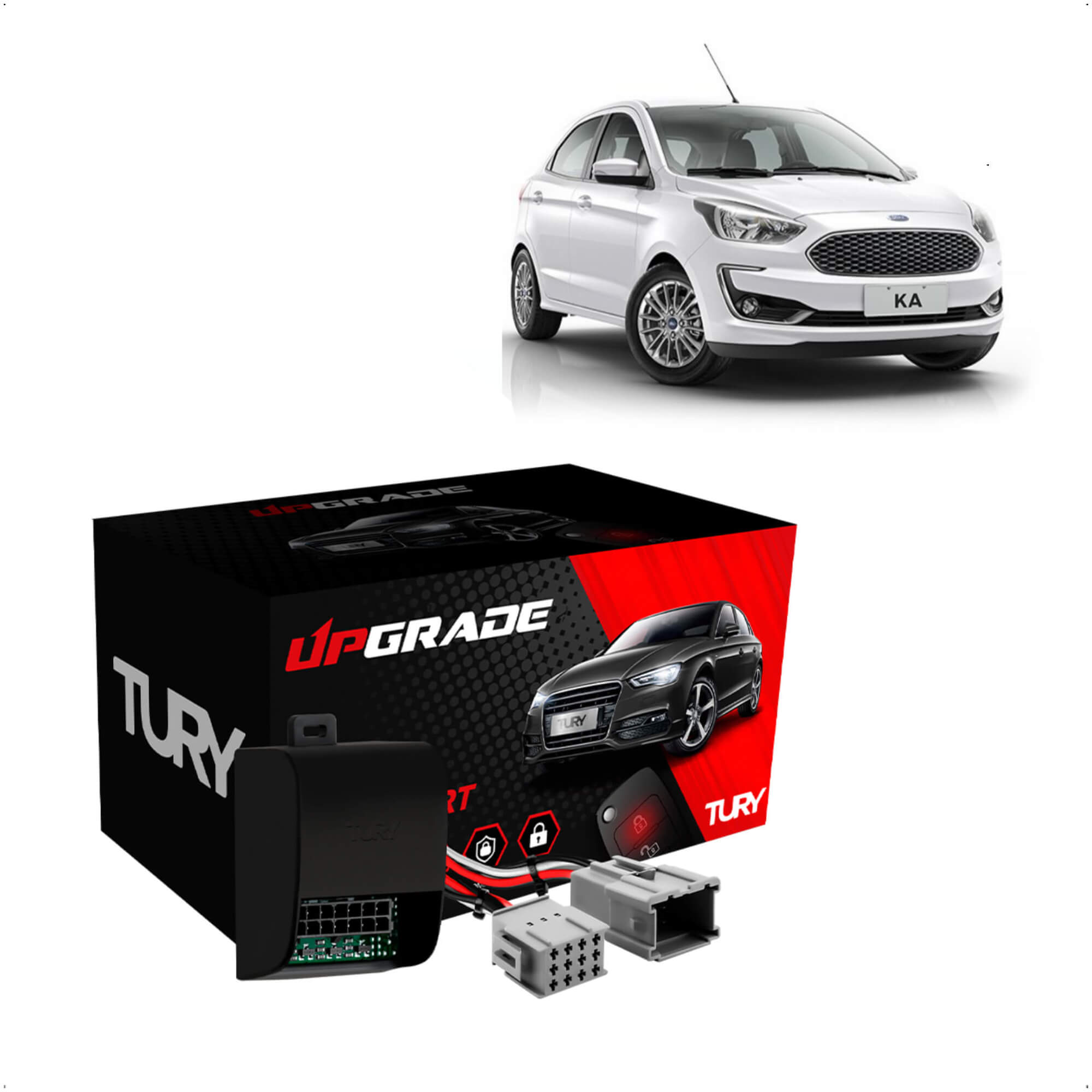 Modulo de Retrovisor com Tilt Down Ford Ka 2019 a 2023 Tury - PARK1.50.0BX