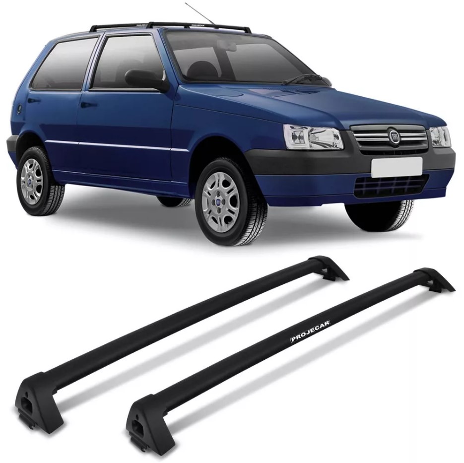Projecar - Rack alumínio Uno .../10 4P Preto FI226