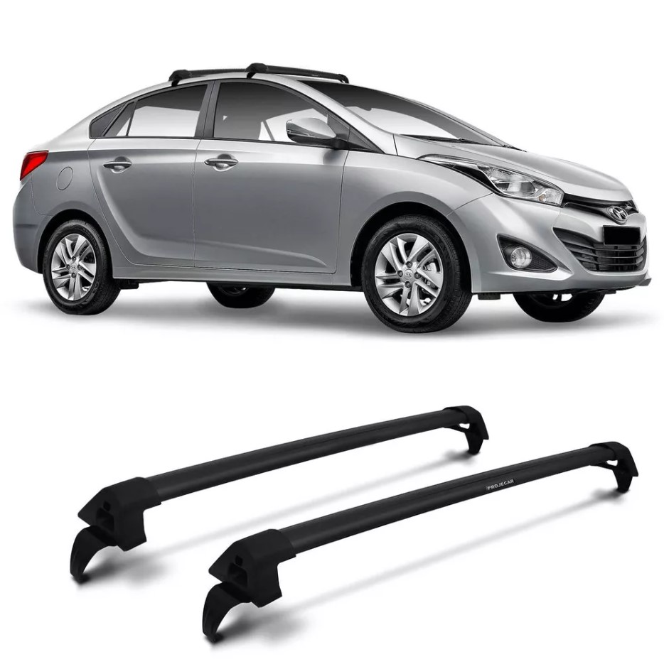 Rack Teto HB-20 Sedan alumínio HY1029 Projecar