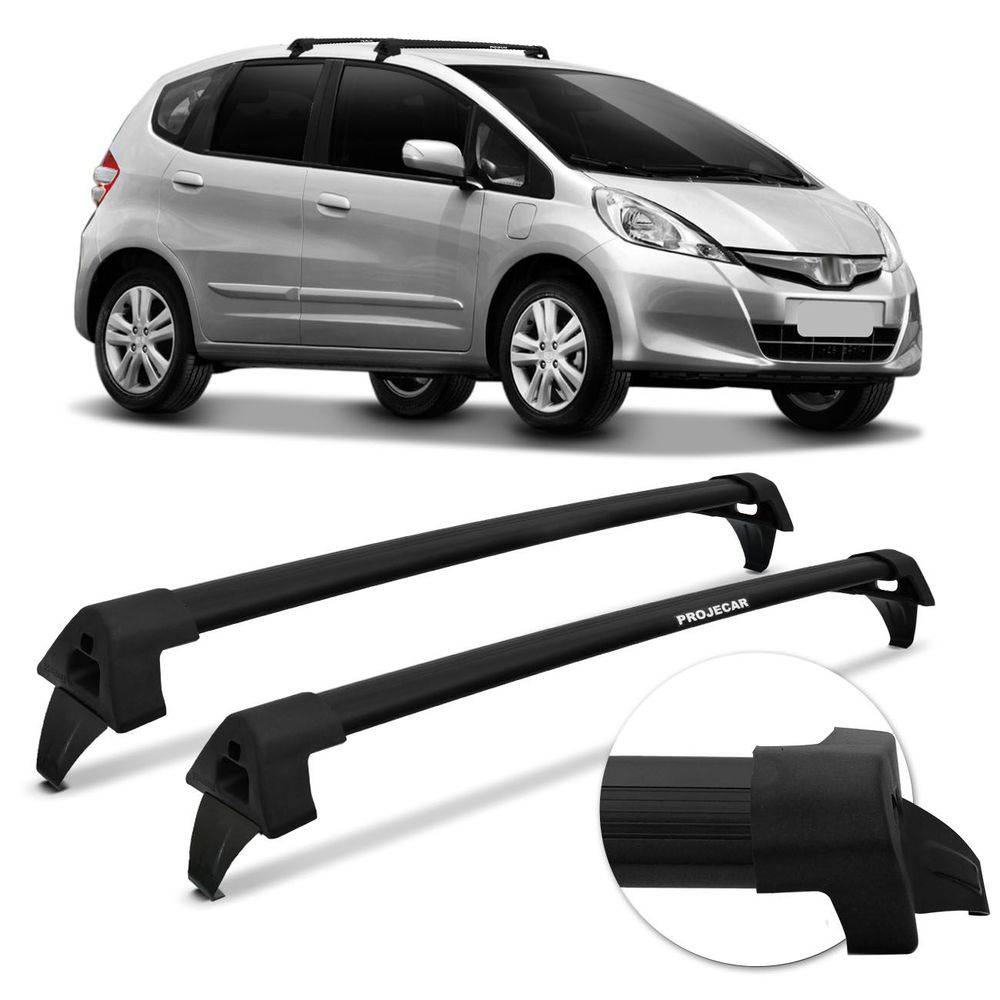 Rack Teto Fit 09/13 alumínio Preto HD6014 Projecar