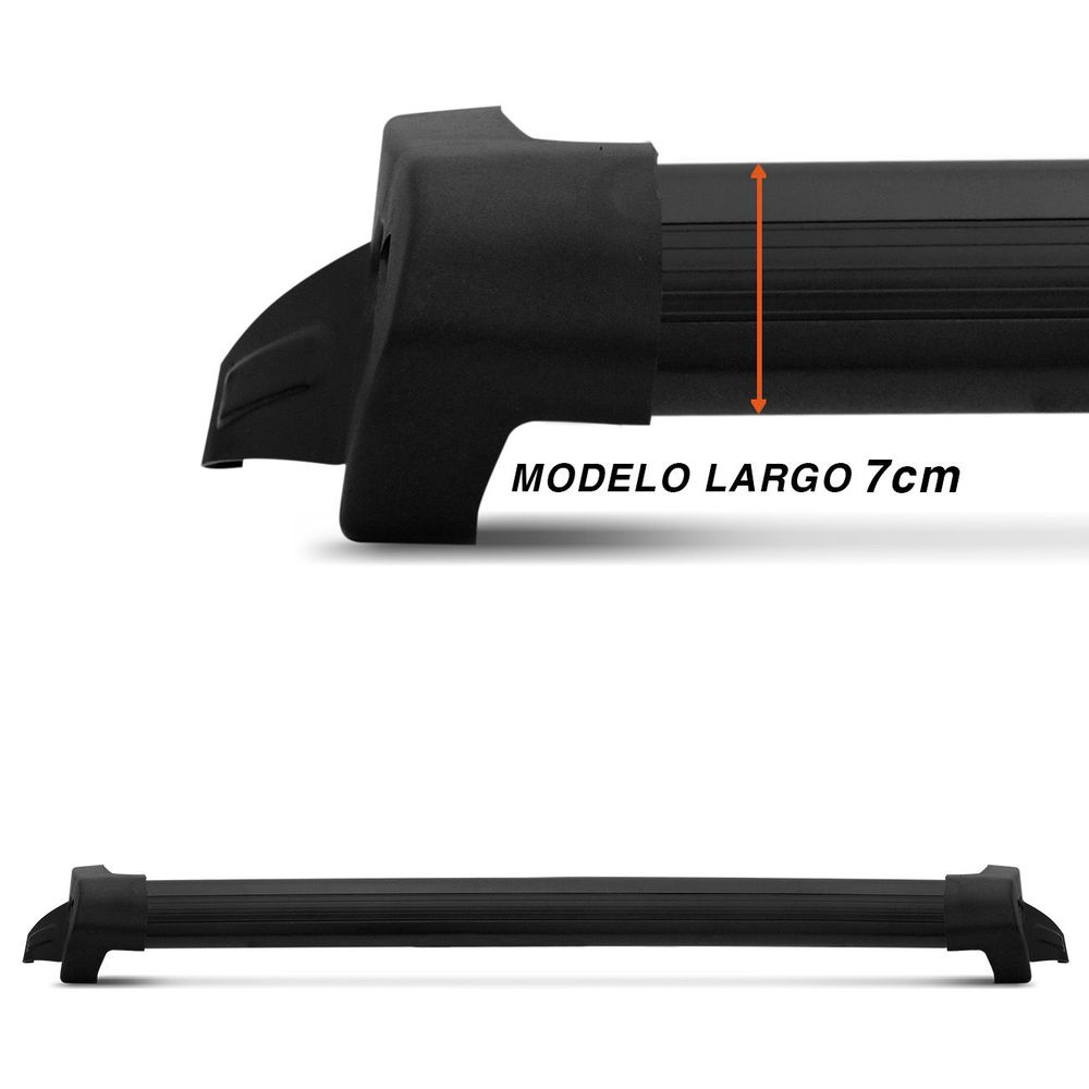 Rack Teto Fit 09/13 alumínio Preto HD6014 Projecar