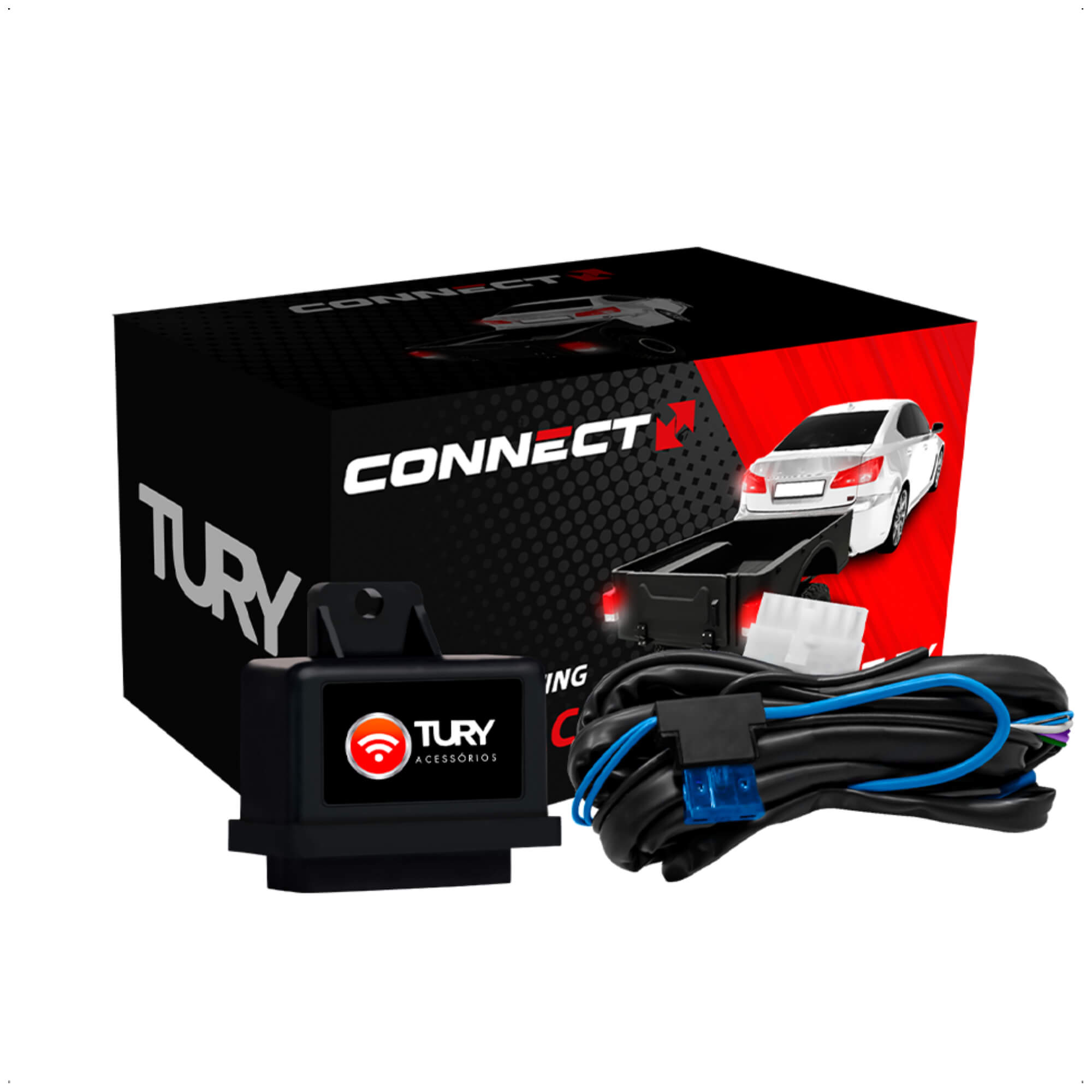 Módulo de Proteção Elétrica para Engates e Reboques Tury - Universal Connect 1.0