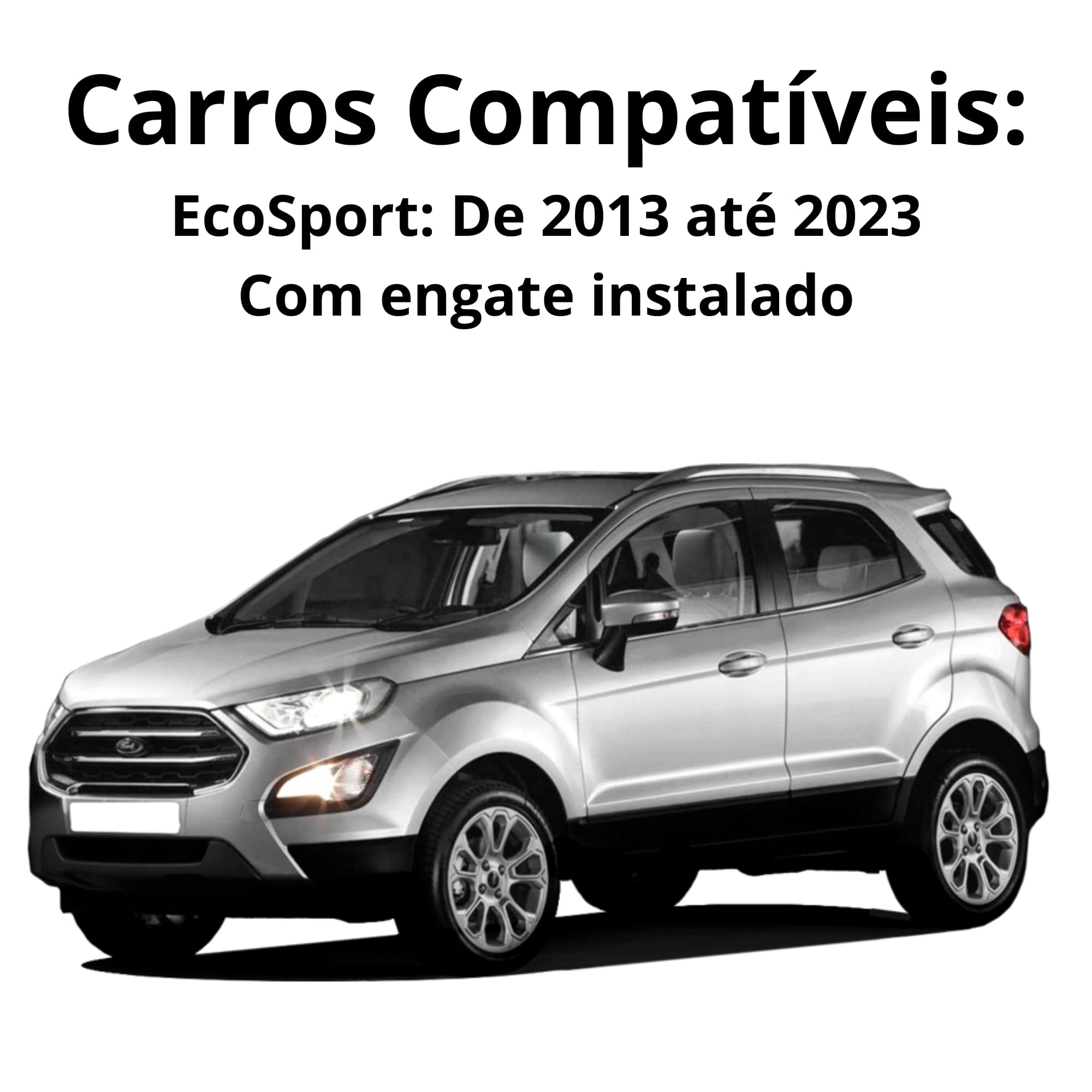 Modulo Kit Elétrico para Engate com Engate EcoSport 2013 até 2023 Tury - CONNECT1D