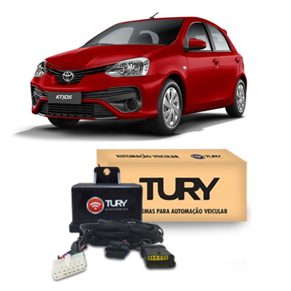 Módulo Elétrico Engate Reboque Tury Toyota Etios com engate 2012 em diante  CONNECT1U