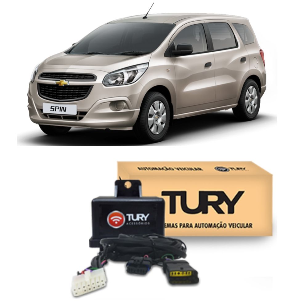 Módulo Elétrico Engate Reboque Tury Chevrolet Spin com engate 2011 em diante  CONNECT1AR