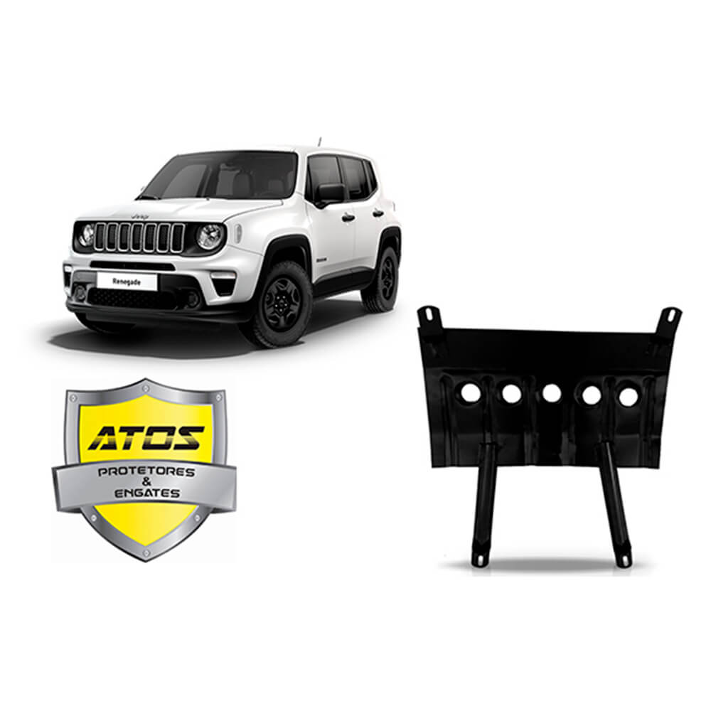 Protetor de Carter Jeep Renegade 2019/2026 AT-9105S - Chapa 1.0mm