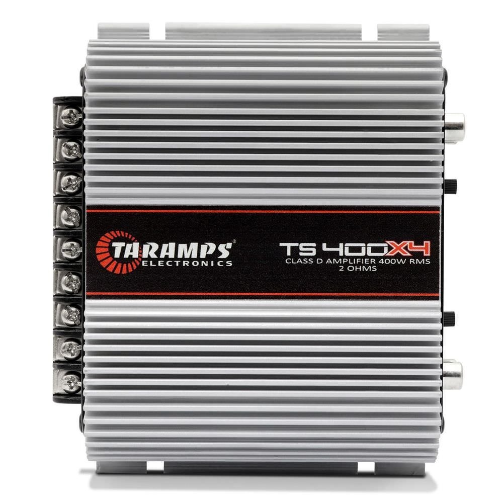 COMP Módulo Amplificador Taramps TS 400 400W + Cabo Rca Duplo 5 Metros Banhado a Ouro