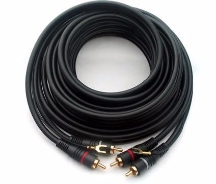 COMP Módulo Amplificador Taramps TS 400 400W + Cabo Rca Duplo 5 Metros Banhado a Ouro