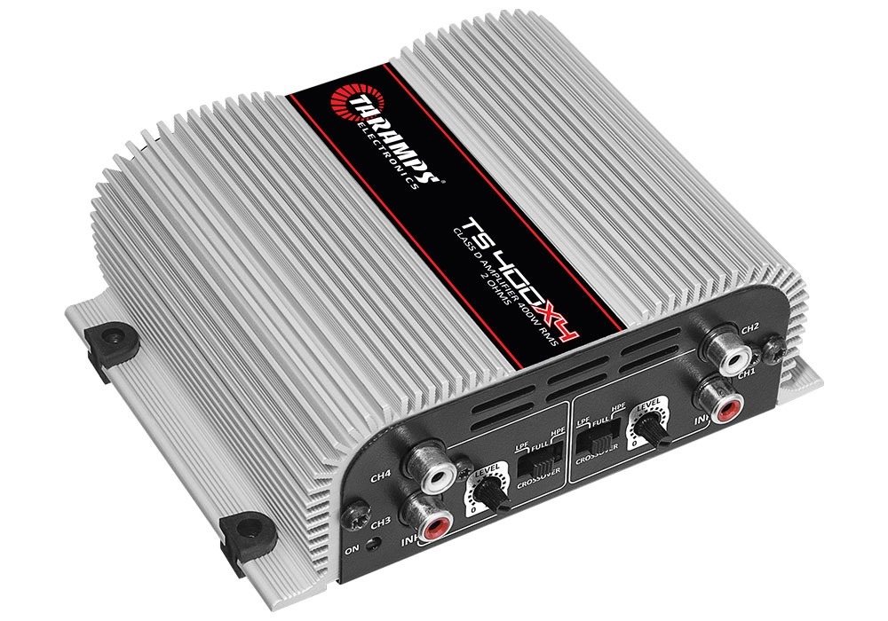 COMP Módulo Amplificador Taramps TS 400 400W + Cabo Rca Duplo 5 Metros Banhado a Ouro