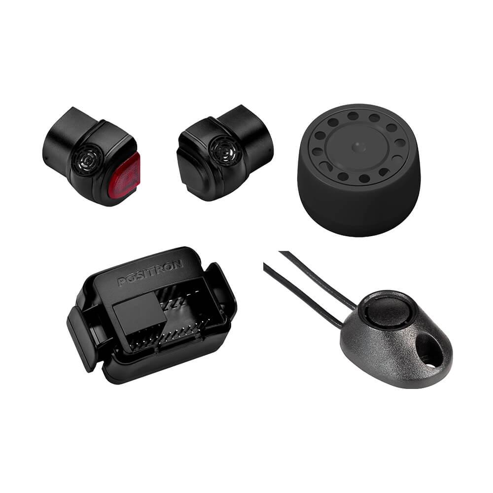 Kit Alarme Automotivo Positron Cyber Exact Ex 360 Universal + Chave Canivete Controle Alarme Original PX80 Positron