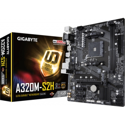 COMP Kit Gamer Ryzen 5 2400G + Gigabyte A320M-S2H DDR4 + 2 Memorias Ram 8GB + Fonte ATX 500W