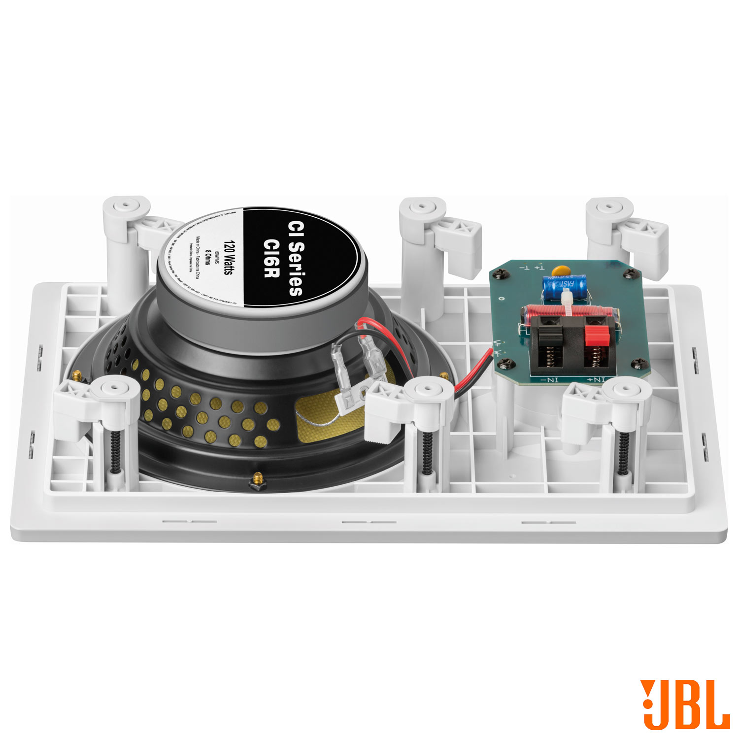 COMP Kit JBL Caixa Som Ambiente Arandela Branca 2 CI6R + 3 CI6SA - 600 WRMS