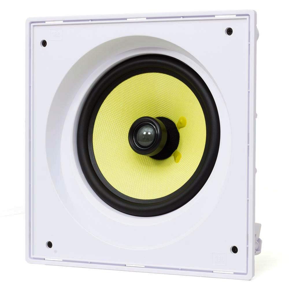 Caixa de Som Ambiente JBL CI8SA Arandela Branca Quadrada Angulada 8 100 WRMS DCR-E