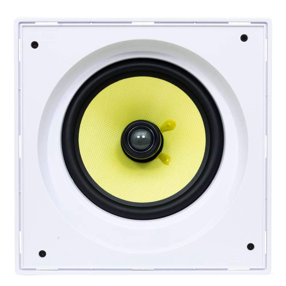 Caixa de Som Ambiente JBL CI8SA Arandela Branca Quadrada Angulada 8 100 WRMS DCR-E