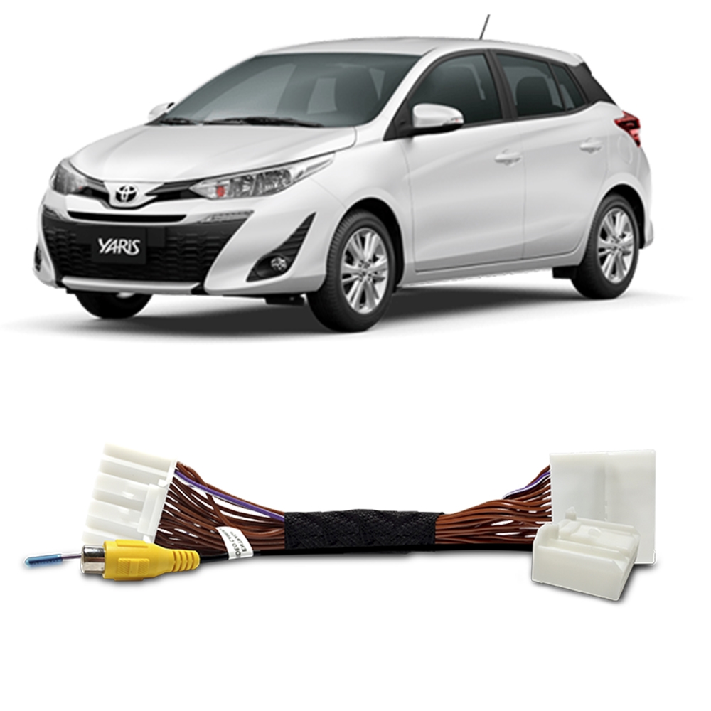 Interface de Vídeo Toyota Yaris Hatch Sedan 2018 em diante Faaftech - FT-VF-TY3