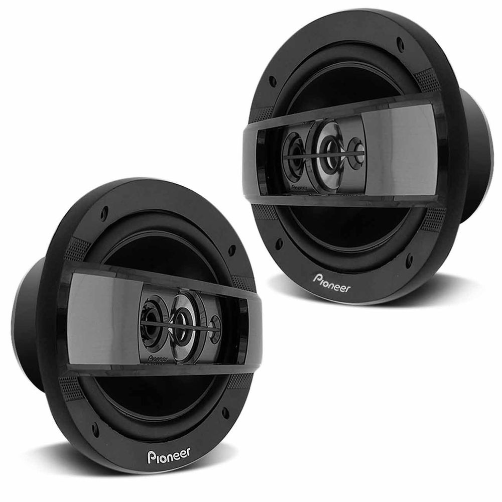 Alto Falante Pioneer Para Carro Som Automotivo TS-6990BR 6x9 Polegadas Quadriaxial 150W RMS Par