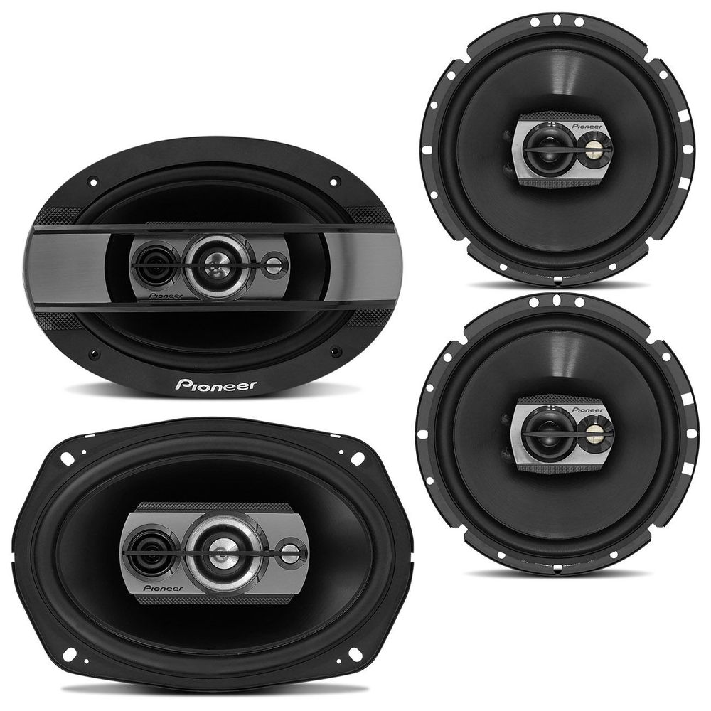 Kit Fácil Pioneer Alto Falante 6” TS-1790BR 120W RMS + Alto Falante TS-6990BR 6x9” 300W RMS