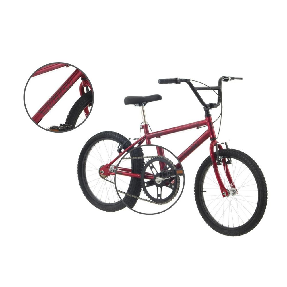 Bicicleta Infantil Aro 20 Ultra Bikes Vermelha BM20-01VM