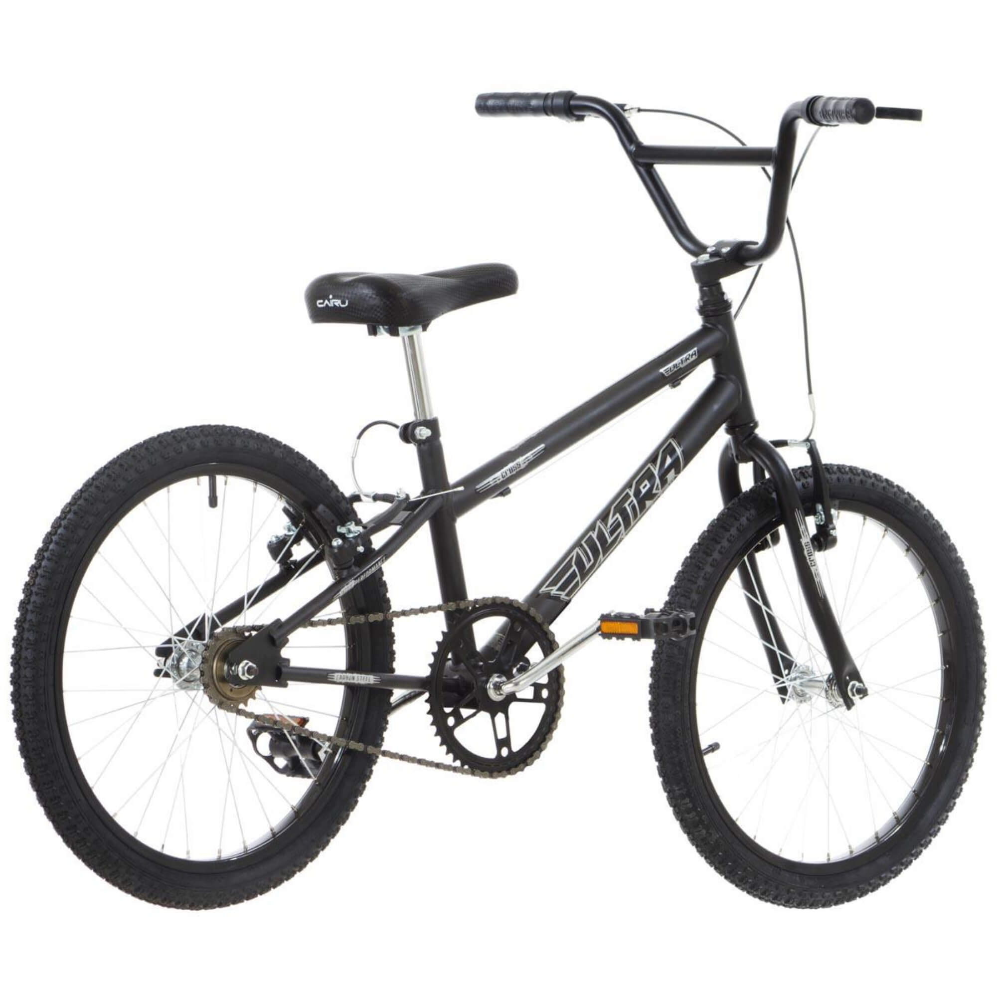 Bicicleta Infantil Aro 20 Ultra Bikes Rebaixada Freios v-brakes Preto Fosco BMR20-01PTF