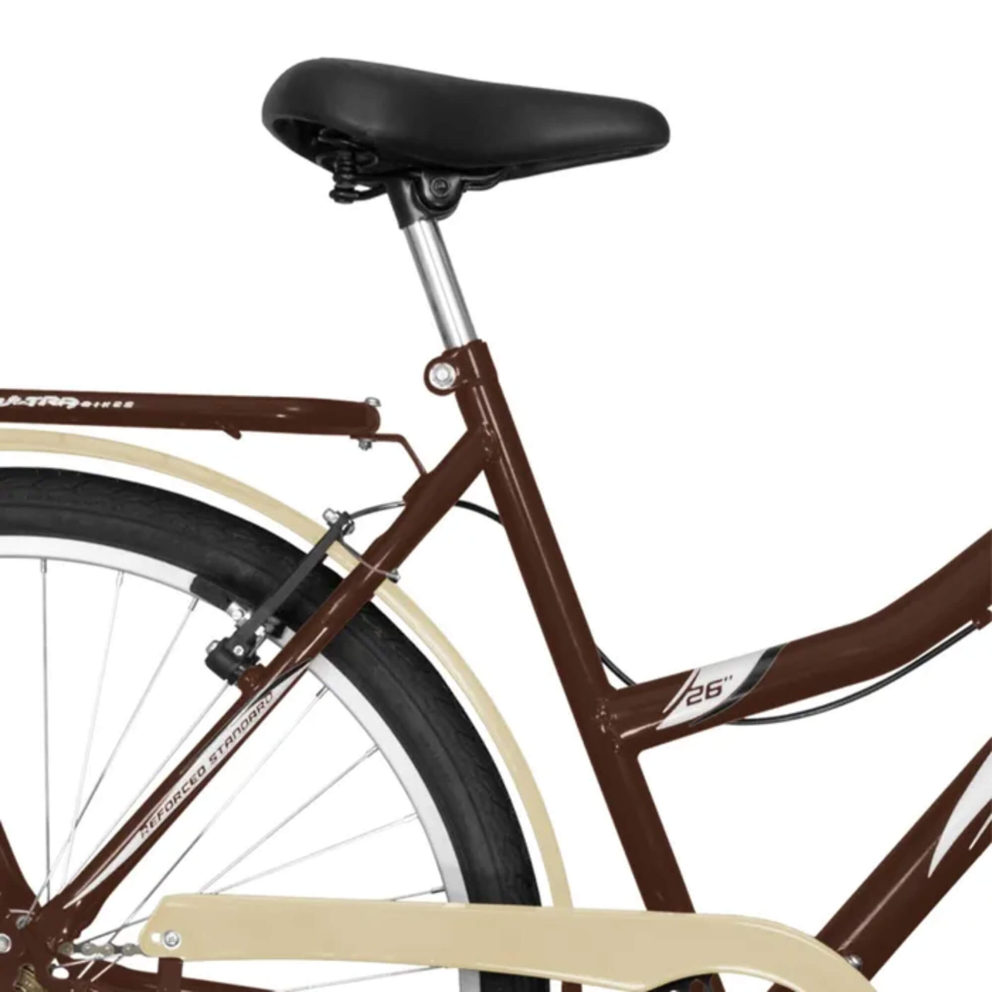 Bicicleta Aro 26 Summer Vintage Marrom/Bege Ultra Bikes BMS26-01MABG