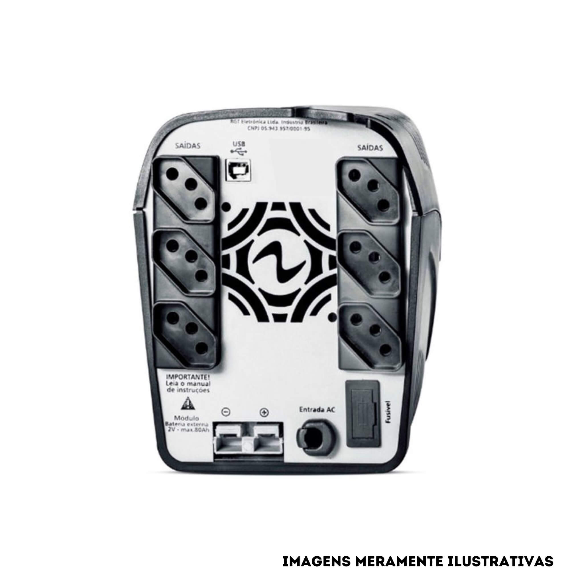 Nobreak Ragtech 1400VA CBU-TI 20NEW4154 Easy Way Preto 60hz Bivolt