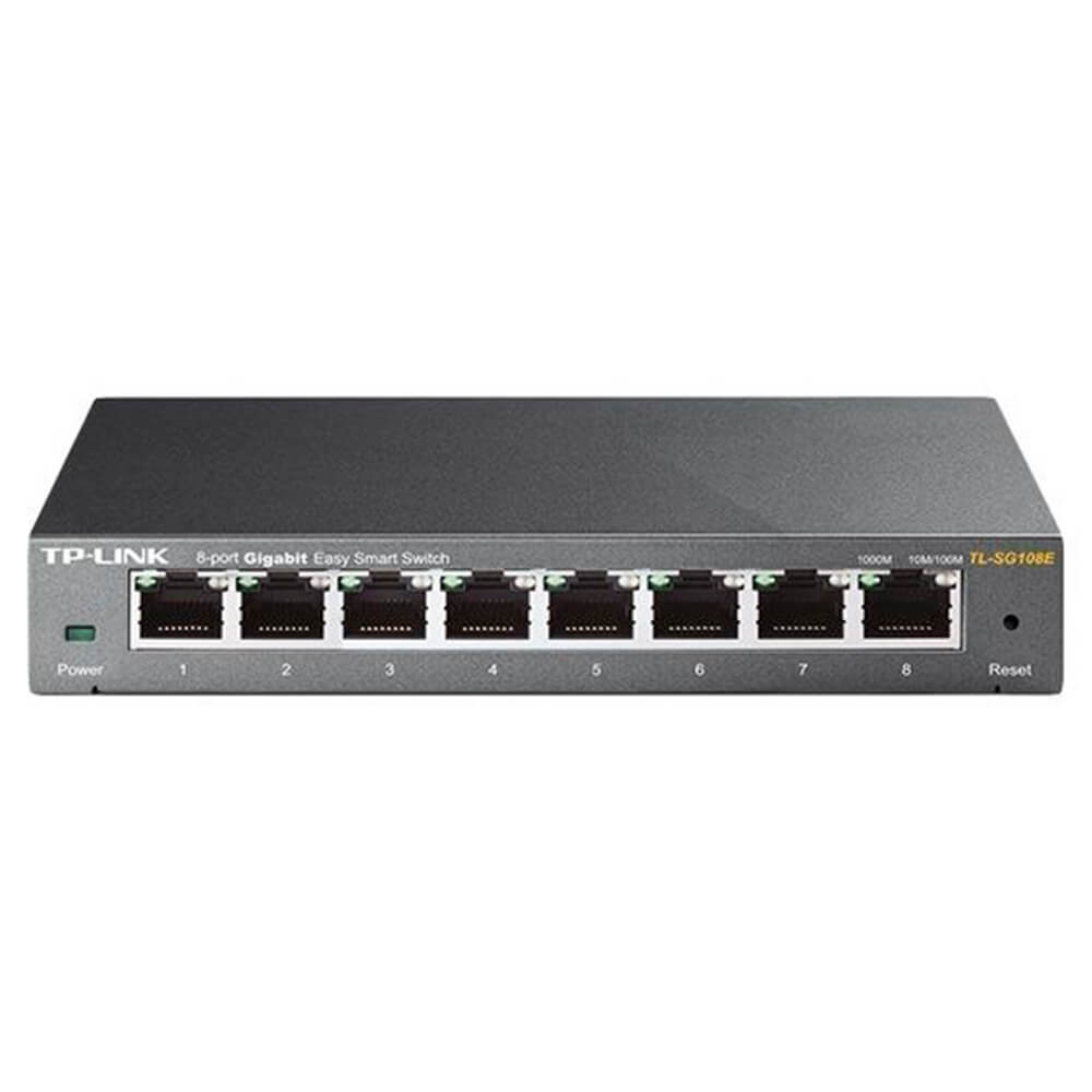 Switch 08 portas 10/100/1000 - TL-SG108E - Easy Smart - TP-Link