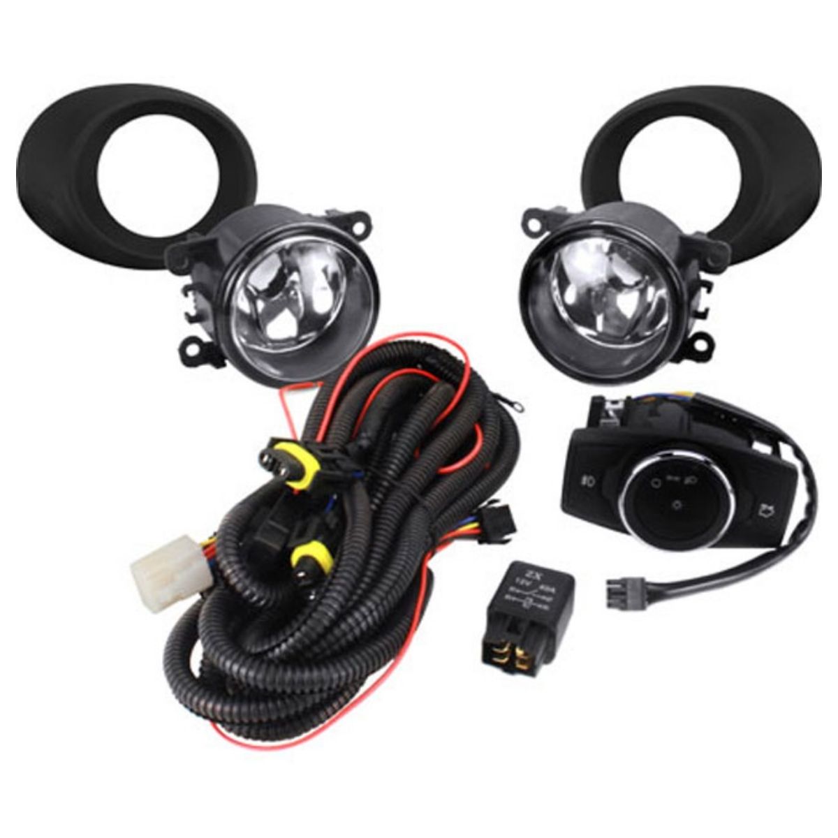 Kit Farol Milha Ford Ká 2019 em diante Interruptor Original Sem grade SL-101210SG - Shocklight
