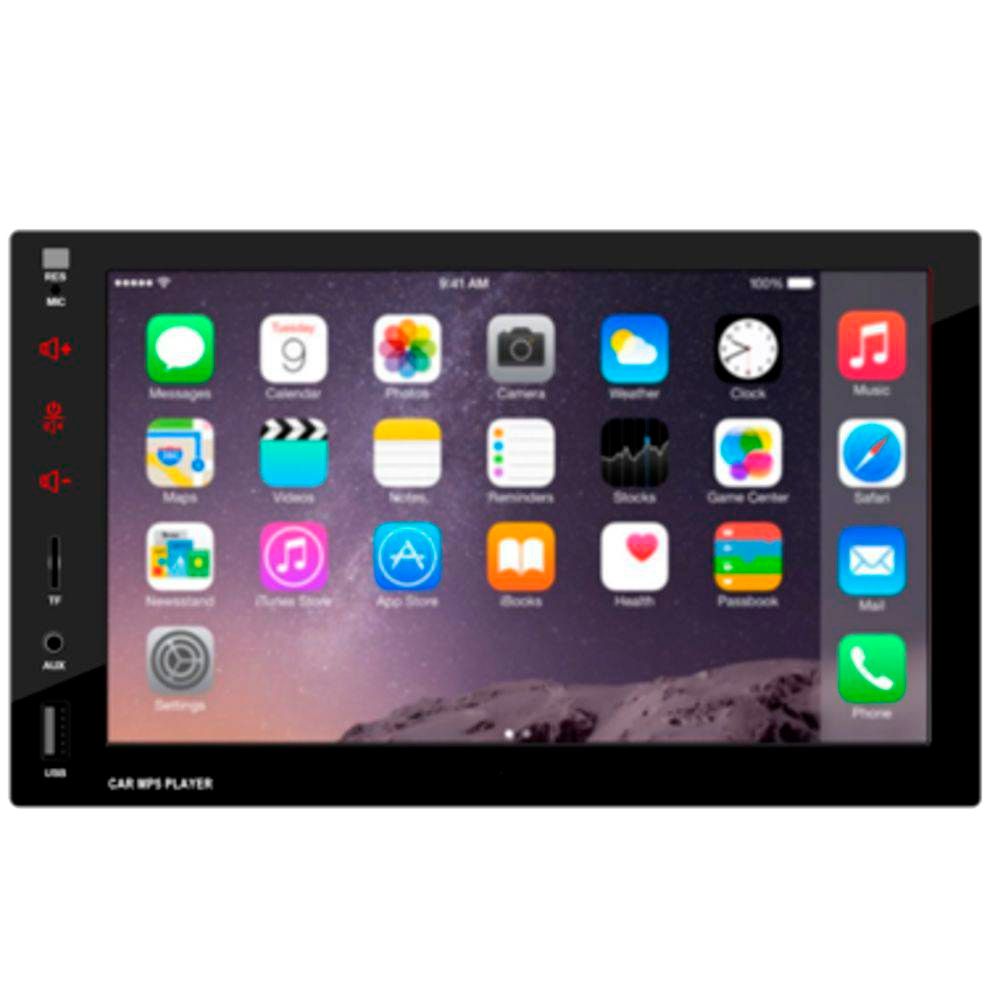 Comp PML Central Multimídia Mp5 HT-3019 2 din 7' BT/USB/ESP/AUX/SD