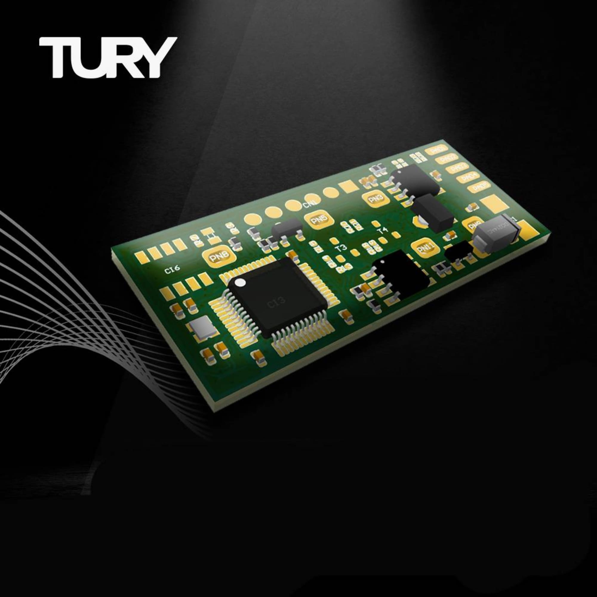 Módulo de Vidro e Teto Solar Elétrico Subida e Descida Expressa 4 Portas Tury - LVX5.4 DZ