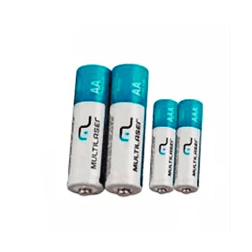 Carregador de Pilhas Multilaser com Pilhas 2x AA / 2x AAA - CB093