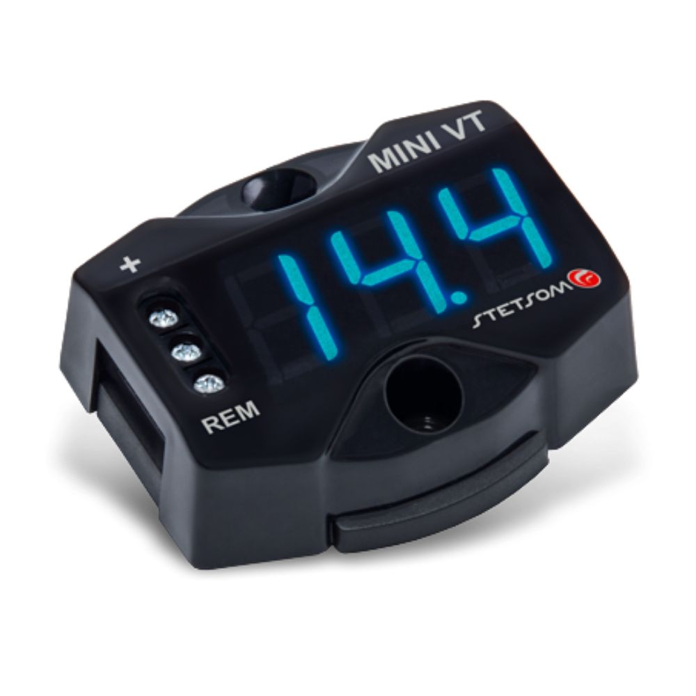 Voltimetro Digital Automotivo Stetsom Mini VT LED Azul