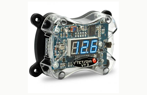 Voltimetro Digital Automotivo Stetsom VT3 Led Azul Proteção Contra Curtos Som Módulo Bateria