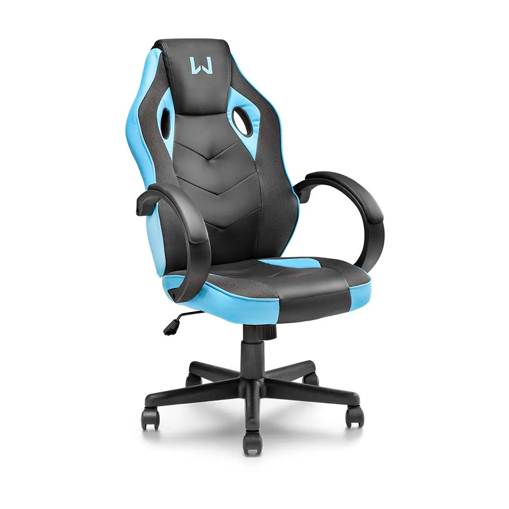 Cadeira Gamer Warrior Azul com Apoio Ergonômica Confortável Multilaser - GA161