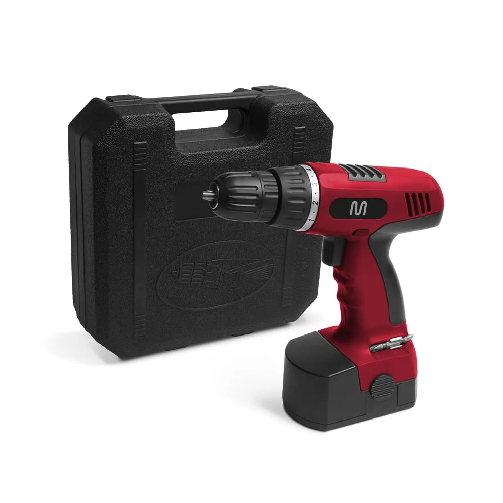 Parafusadeira e Furadeira Elétrica Bivolt Vermelho Multilaser com Maleta - HO045