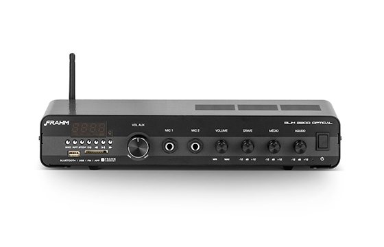 Amplificador de Som Ambiente Frahm Receiver Slim 2200 Optical Cód 31846