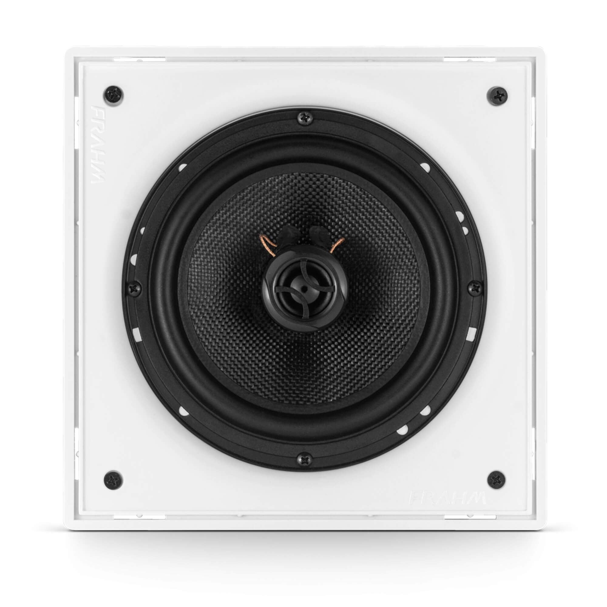 Caixa de Som Frahm Arandela 6" CX 80W Branca Quadrada 31820