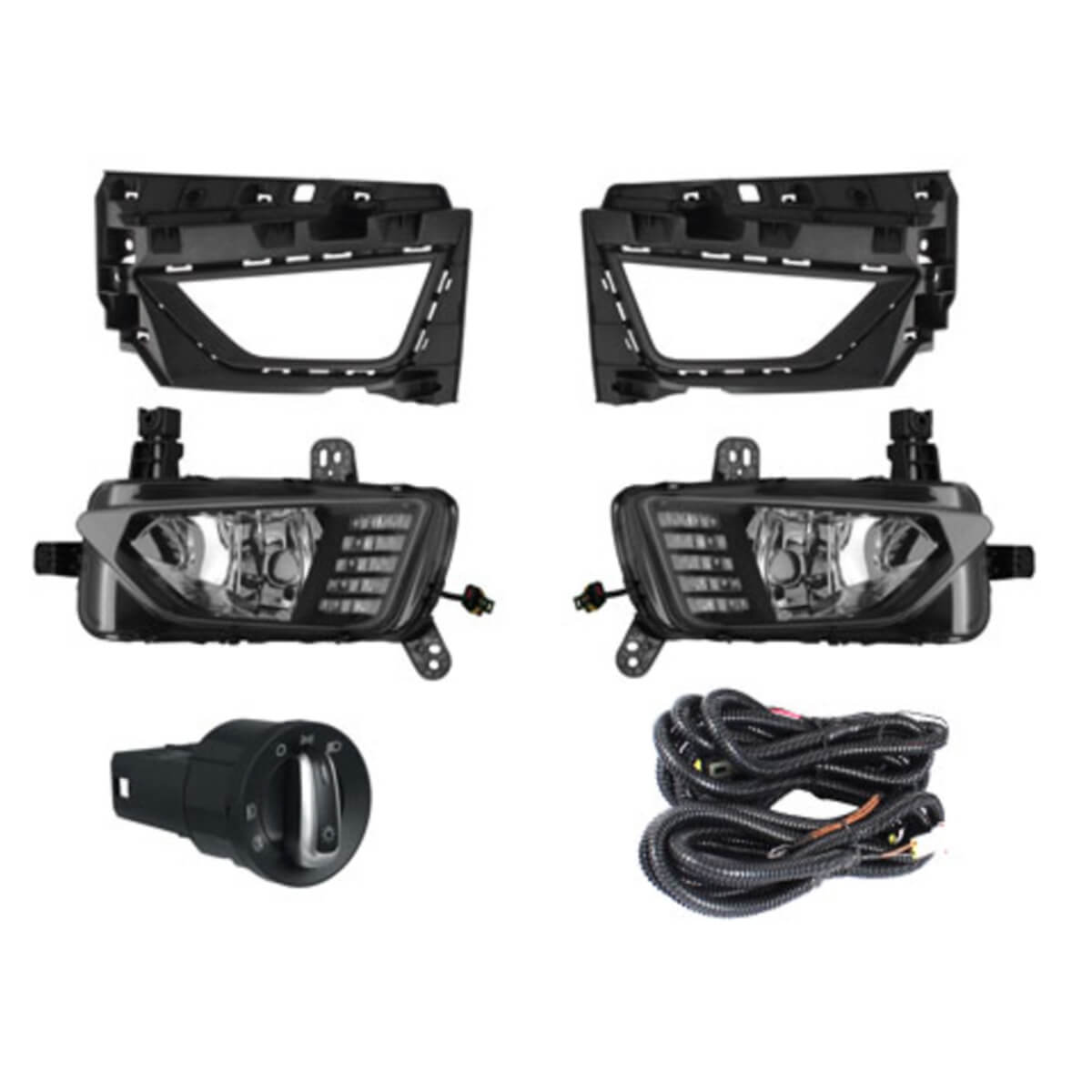 Kit Farol de Milha Volkswagen Polo/Virtus 2017 em diante SL-262710LED - Shocklight