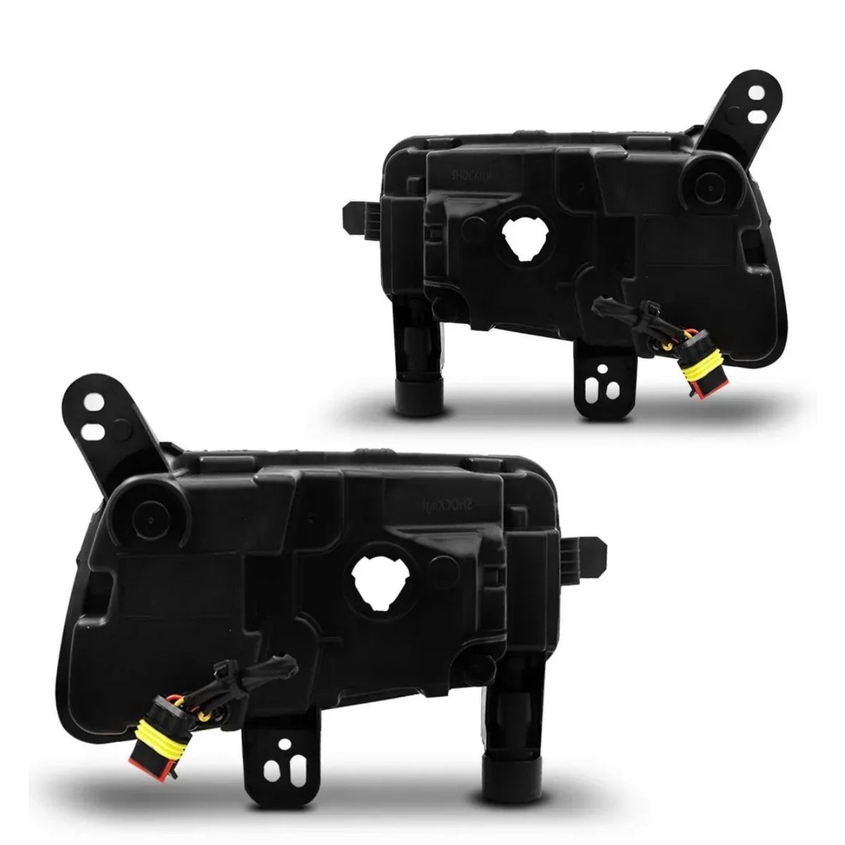 Kit Farol de Milha Polo / Virtus 2017 Botão Universal Shocklight SL-262710U