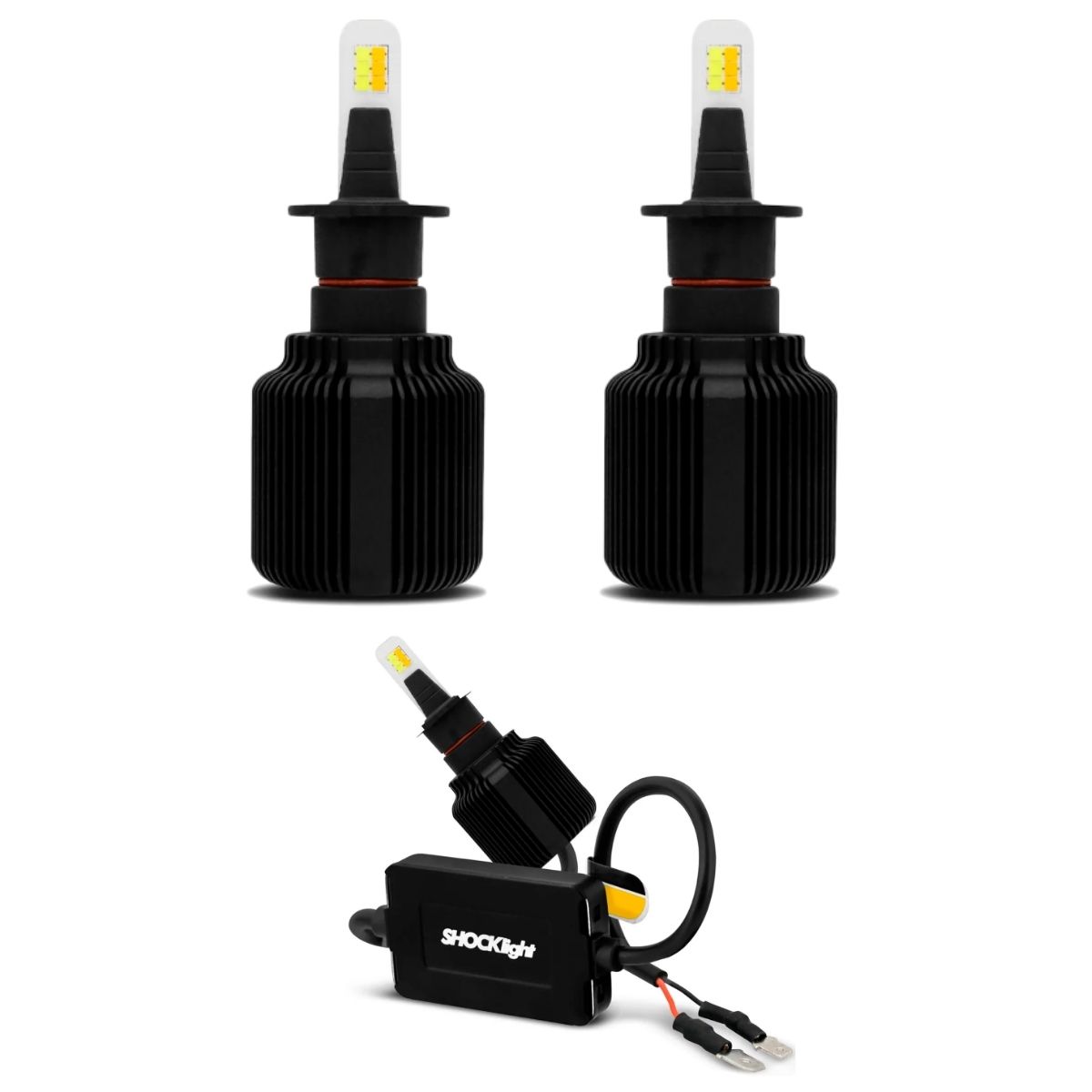Super Led Dual Color 3150K / 6000K H3 12V 4000LM SLL-DC10003 - Shocklight