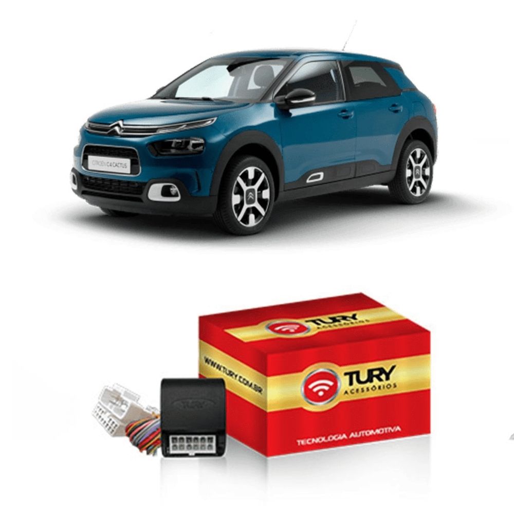 Módulo Subida de vidro/Inclinação de Retrovisor Elétrico CitroenCactus 2019+Tury- Park 4.50.1DH