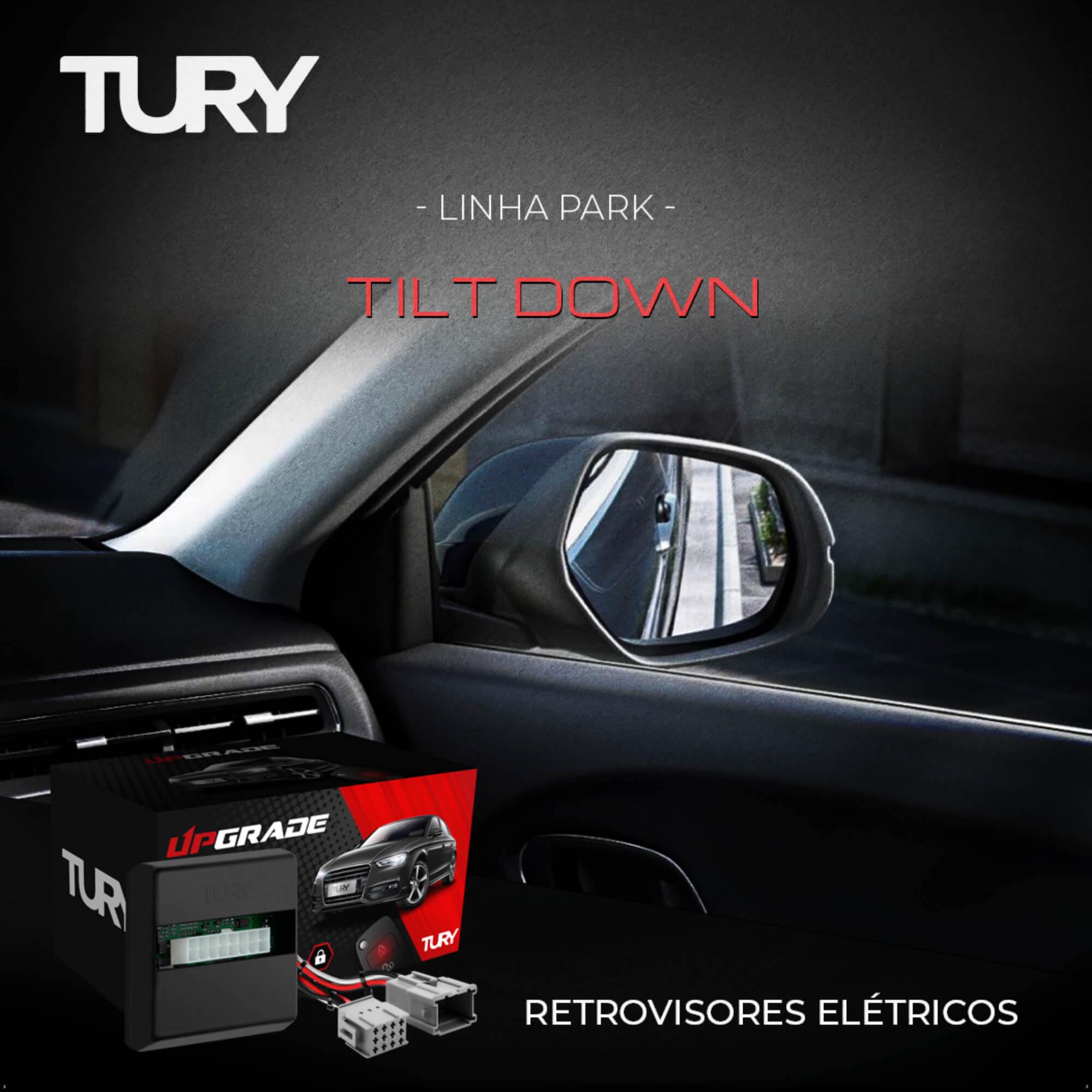 Módulo Subida de vidro/Inclinação de Retrovisor Elétrico CitroenCactus 2019+Tury- Park 4.50.1DH