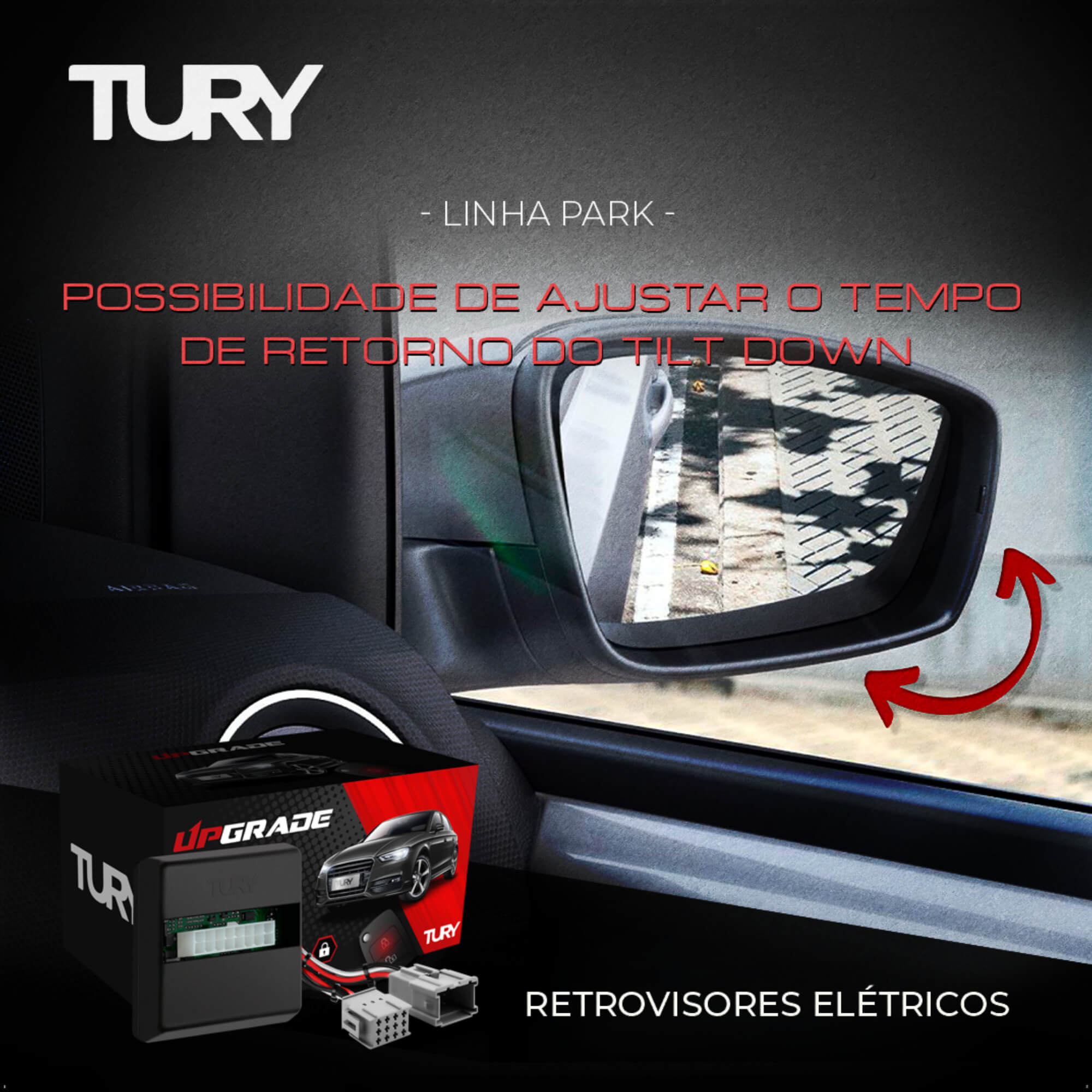 Módulo Subida de vidro/Inclinação de Retrovisor Elétrico CitroenCactus 2019+Tury- Park 4.50.1DH