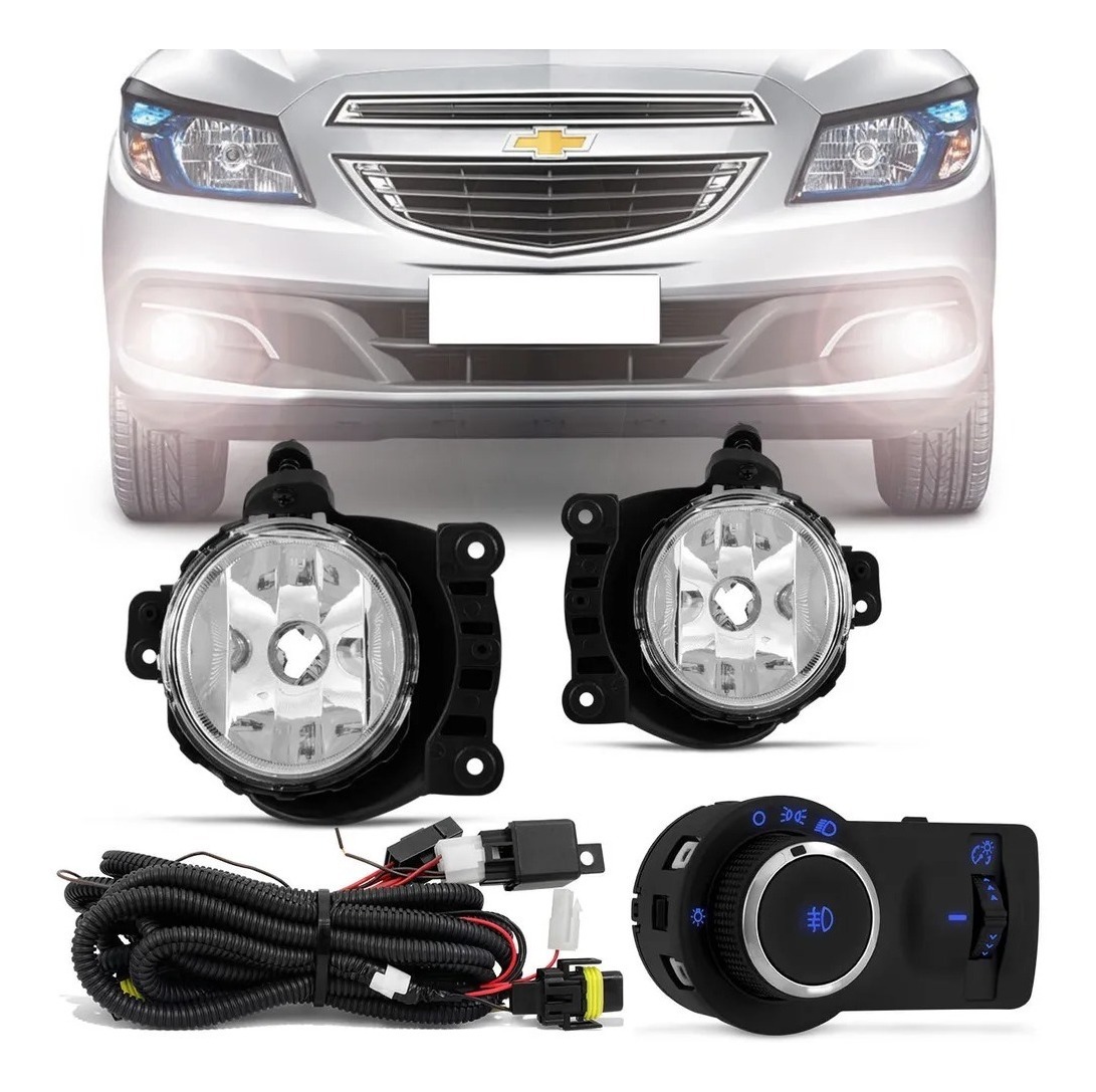 Kit Farol Milha Onix Prisma Spin Cobalt Sonic 2011 A 2017 FGS0704CVB