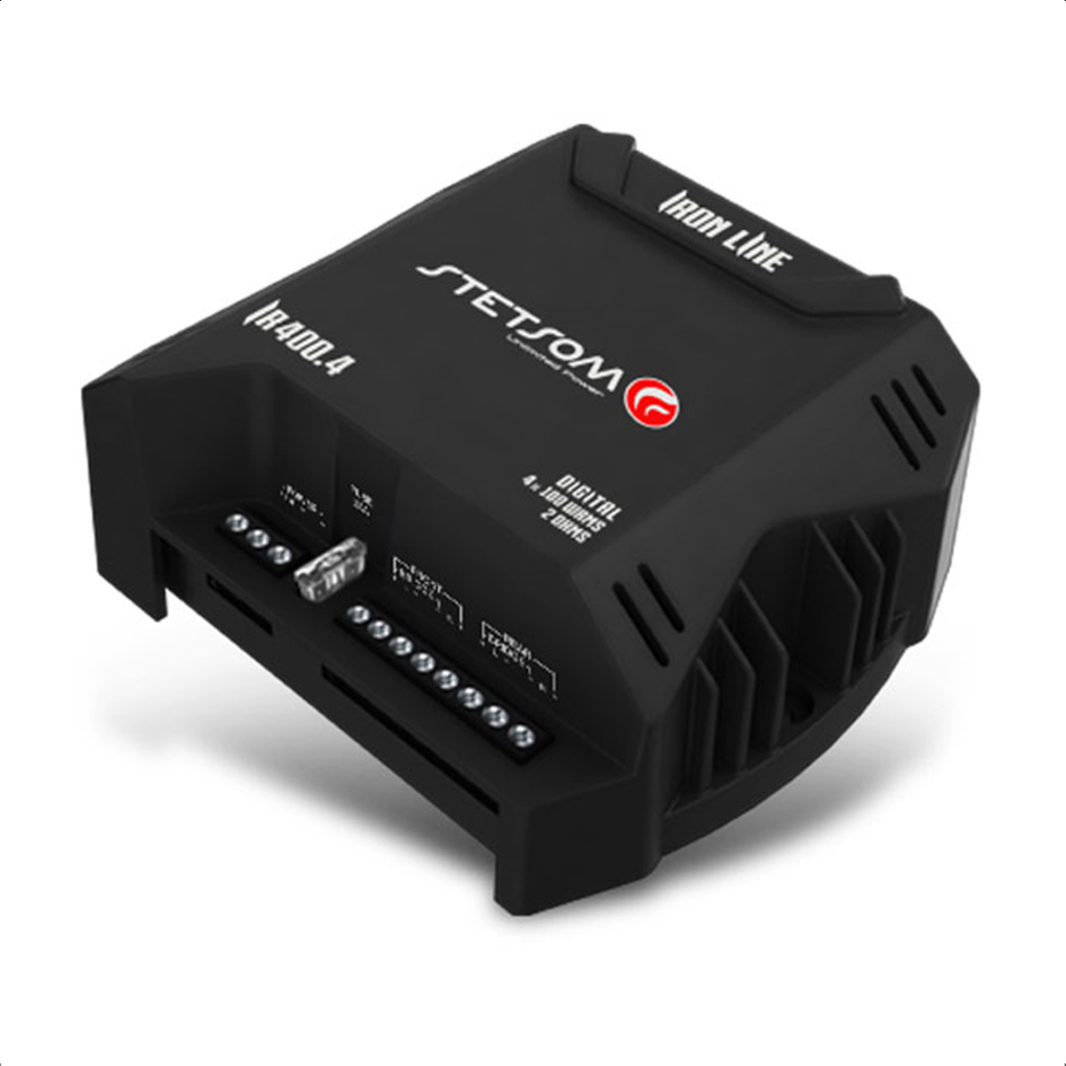Módulo Amplificador de Potência para Som Automotivo Stetsom IR400.4 Digital 400W 4 Canais 2 OHMS